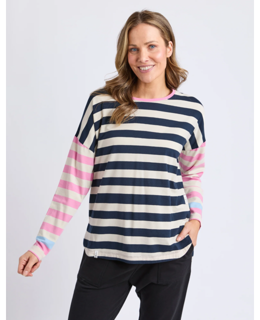 Elm Gaeb Stripe LS Tee
