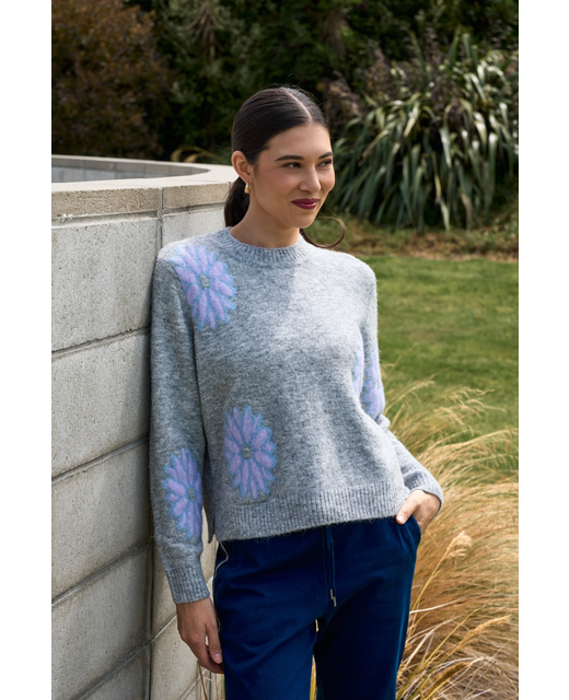 Foil Bloom Knit