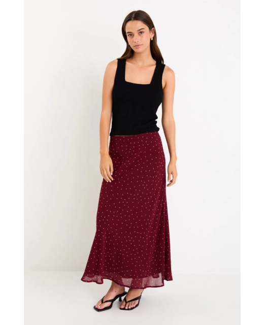 Stories Be Told Emporium Bias Midi Skirt