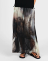 Storm Sandstorm Print Maxi Skirt