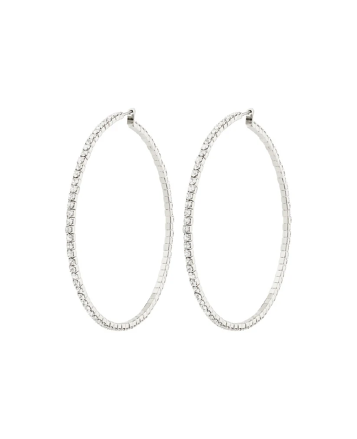 Pilgrim Sidney Crystal Hoop Earrings