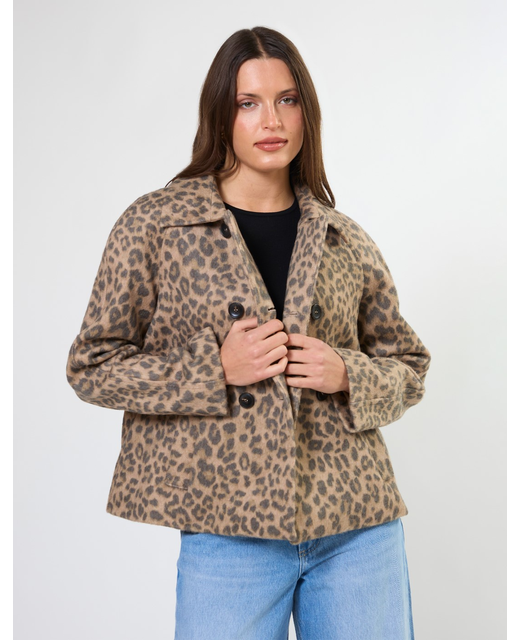 Stella + Gemma Vince Jacket - Leopard