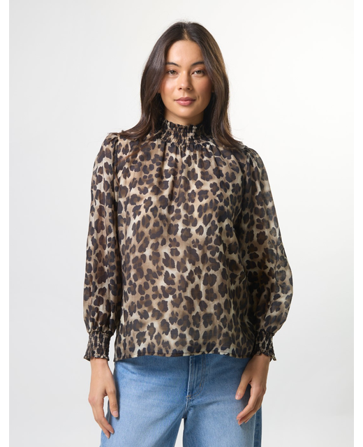 Stella + Gemma Sylvia Blouse - Leopardess