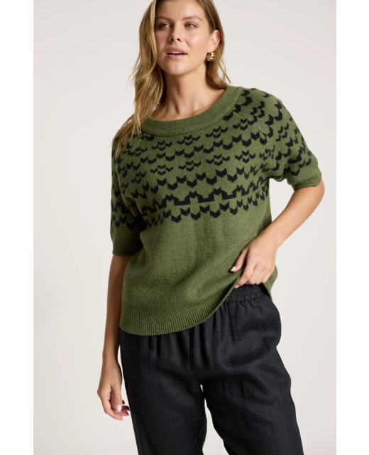 Eb & Ive Maasai Knit Top