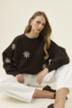 Isle of Mine Miru Stitch Flower Jumper