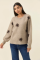 Isle of Mine Miru Stitch Flower Jumper