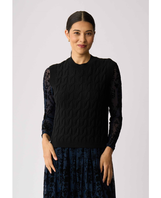 Preen Cabled Vest