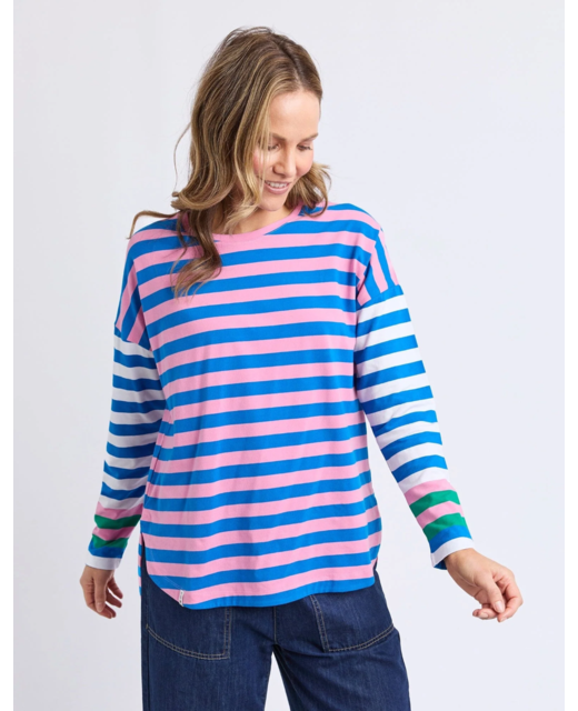 Elm Taffy Stripe LS Tee