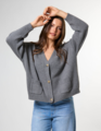 Stella + Gemma Bentley Cardigan - Dark Grey