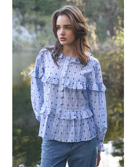 Coop Ruffle Shuffle Blouse