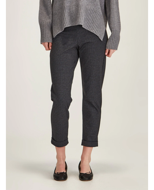 Sills Blue Check Hepburn Pant