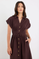 Stories Be Told Carriage Midi Shirt Dress