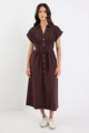 Stories Be Told Carriage Midi Shirt Dress