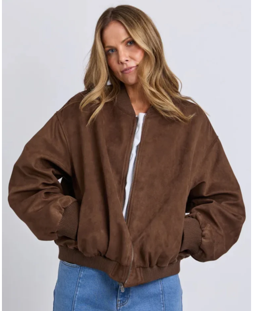 Foxwood Evie Suede Bomber