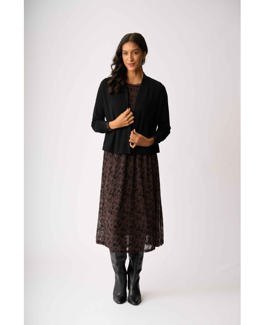 Foil High Tied Cardigan