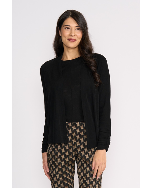 Foil High Tied Cardigan