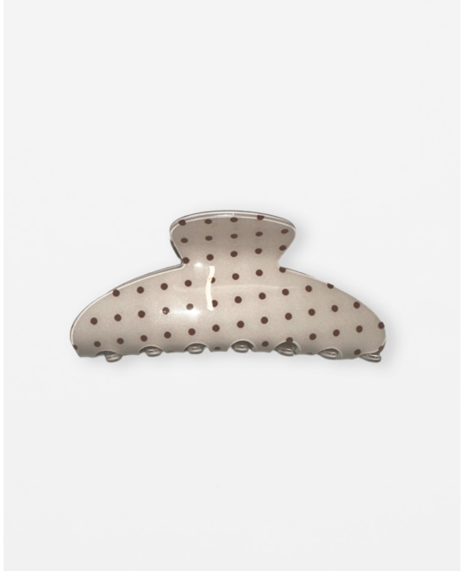 Stella + Gemma Hair Claw w Mini Brown Spots