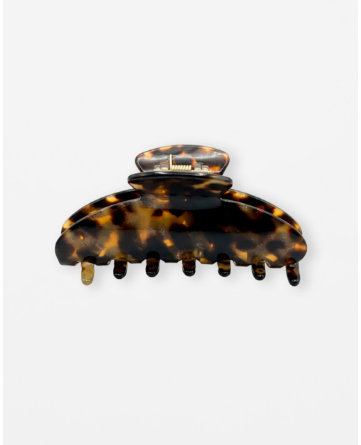 Stella + Gemma Hair Claw Brown Leopard