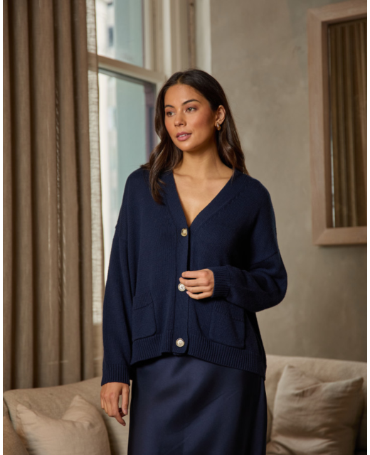 Stella + Gemma Bentley Cardigan Navy