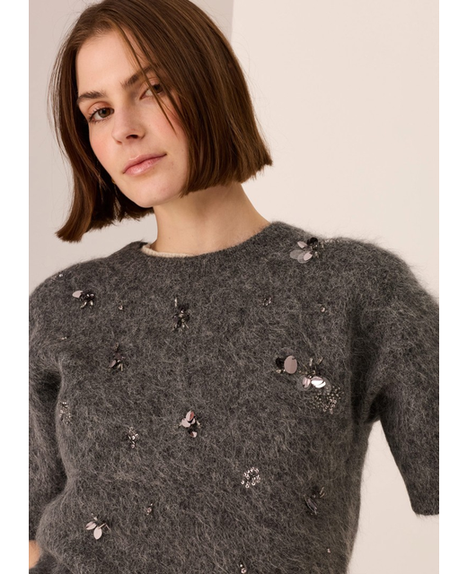POL Haviland Beaded Knit Tee