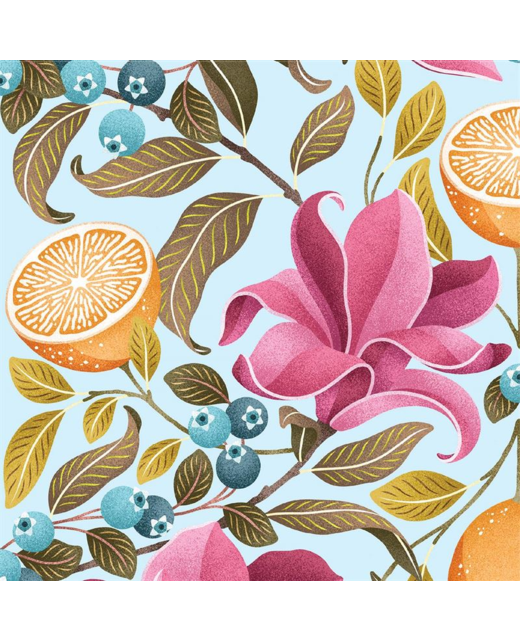  Lemons & Magnolia 20 Pkt - Paper Napkins