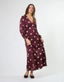 Stella + Gemma Sloane Dress - Wine Drop