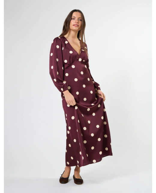 Stella + Gemma Sloane Dress - Wine Drop