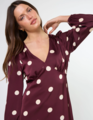 Stella + Gemma Sloane Dress - Wine Drop