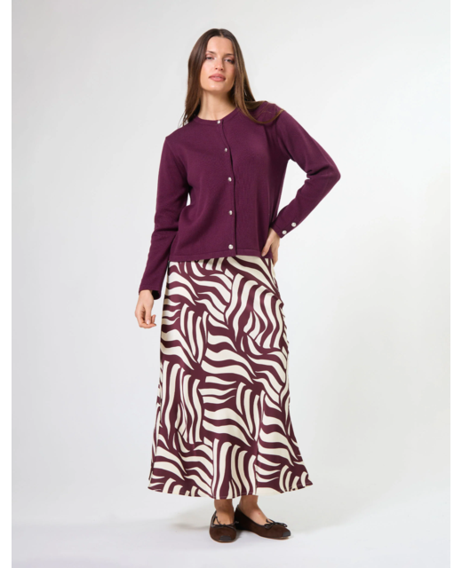 Stella + Gemma Callista Skirt - Syrah Swirl