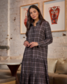 Stella + Gemma Talia Dress Rocky Road Plaid