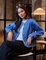 Stella + Gemma Clara Jacket - Mid Blue