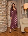Stella + Gemma Sloane Dress - Wine Drop
