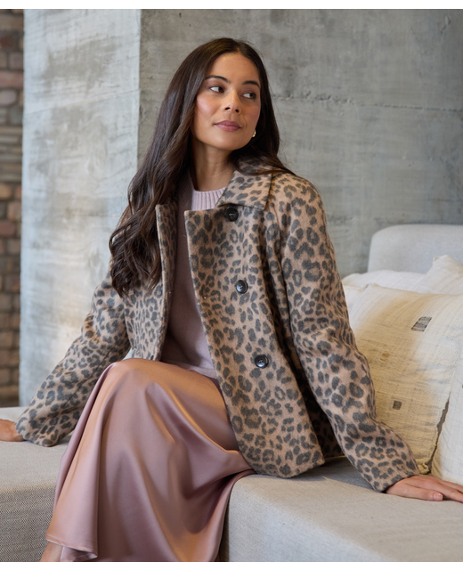 Stella + Gemma Vince Jacket - Leopard