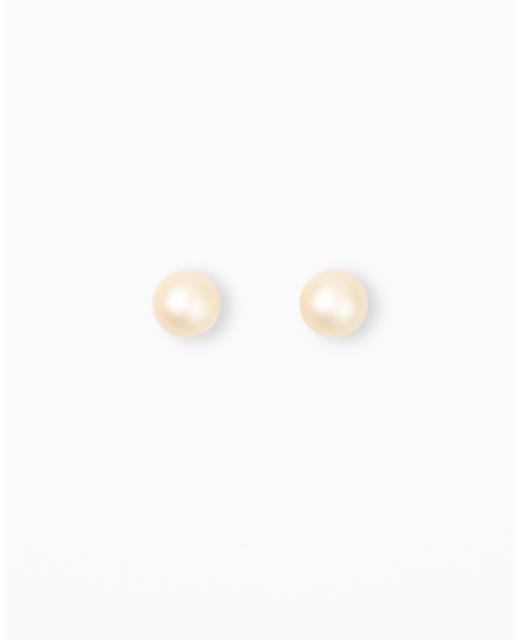 Stella + Gemma Snow White Oversized Ball Matt Stud Earrings