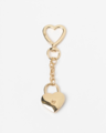 Stella + Gemma Gold Heart Locket Keychain