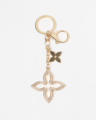 Stella + Gemma Gold Flower With Crystals Keychain