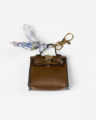 Stella + Gemma Chocolate Mini Kelly Bag Keychain