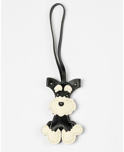 Stella + Gemma Black Sherry Dog Keychain