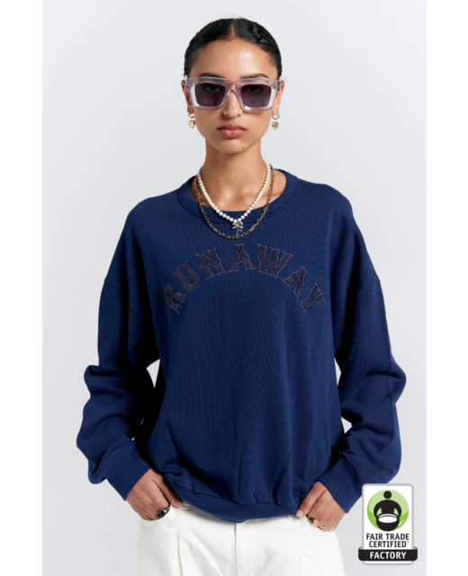 Karen Walker Runaway College Crewneck Sweatshirt