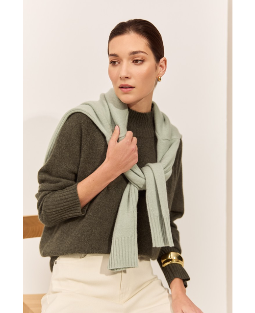 Marlow Cashmere Funnel Neck