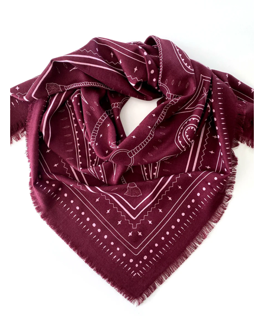 Dark Hampton The Hadfield Wool Silk Scarf