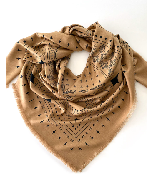 Dark Hampton DH x Ellie Compton The Holden Wool Silk Scarf