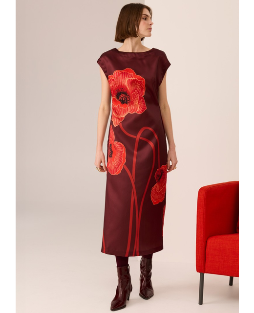 Pol Poppy Straight Dress