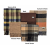 Parisian Fellini Lambswool Autumn Woodland Scarf