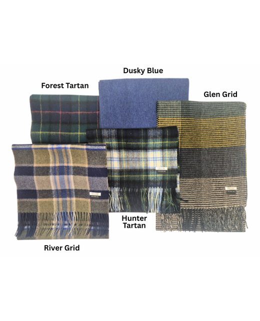Parisian Fellini Lambswool Caledonian Forest Scarf