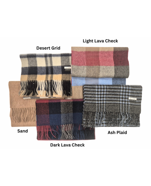 Parisian Fellini Lambswool Volcanic Sands Scarf