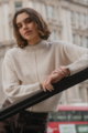 Among The Brave Edge Funnel Neck Jumper