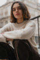 Among The Brave Edge Funnel Neck Jumper
