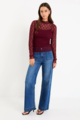 Among The Brave Giving Lace LS Top