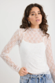 Among The Brave Giving Lace LS Top